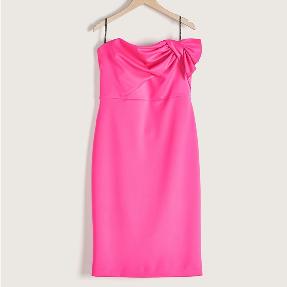 Black Halo pink strapless dress size 20 - Picture 6 of 6